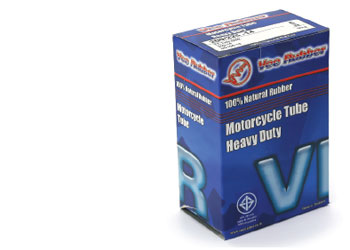16" Vee rubber heavy duty MX tube - Rear - Click Image to Close